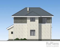 Двухэтажный дом с гаражом и террасой Rg3966-5