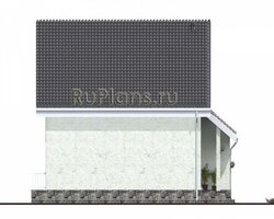 Дом с мансардой, гаражом, террасой и лоджией Rg4881-7
