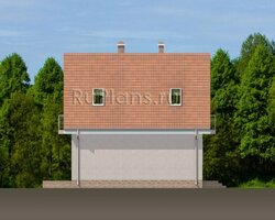 Аккуратный дом с мансардой Rg3798-7