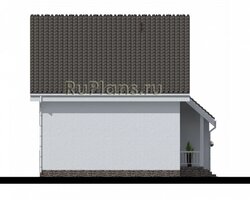 Дом с мансардой, гаражом Rg5018-7